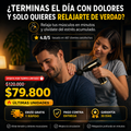 VibraZen Pro - Pistola masajeadora 4 en 1
